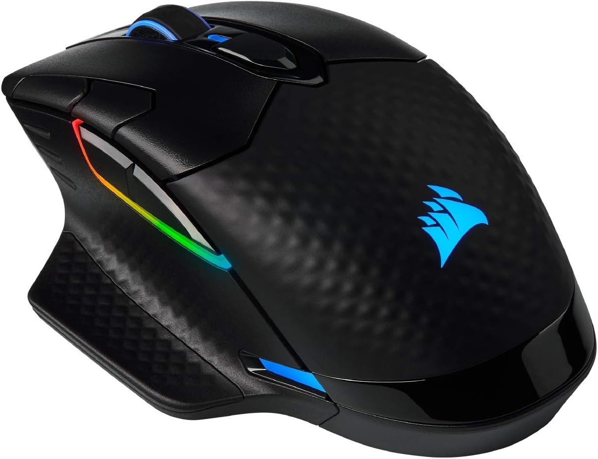 Corsair Dark Core RGB Pro SE, FPS/MOBA Gaming Mouse with SLIPSTREAM Technology, Black, Backlit RGB L