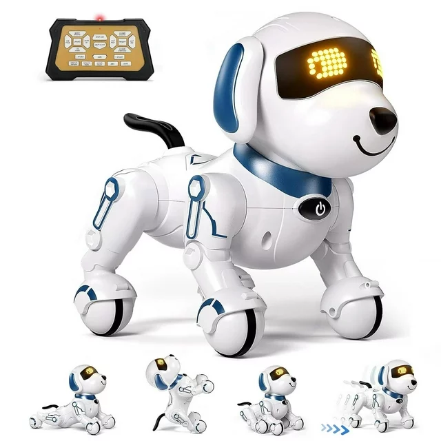 Kid Odyssey Robot Dog Toy for Kids, Remote Control Robot Toy Dog with Early Education Function, Smar