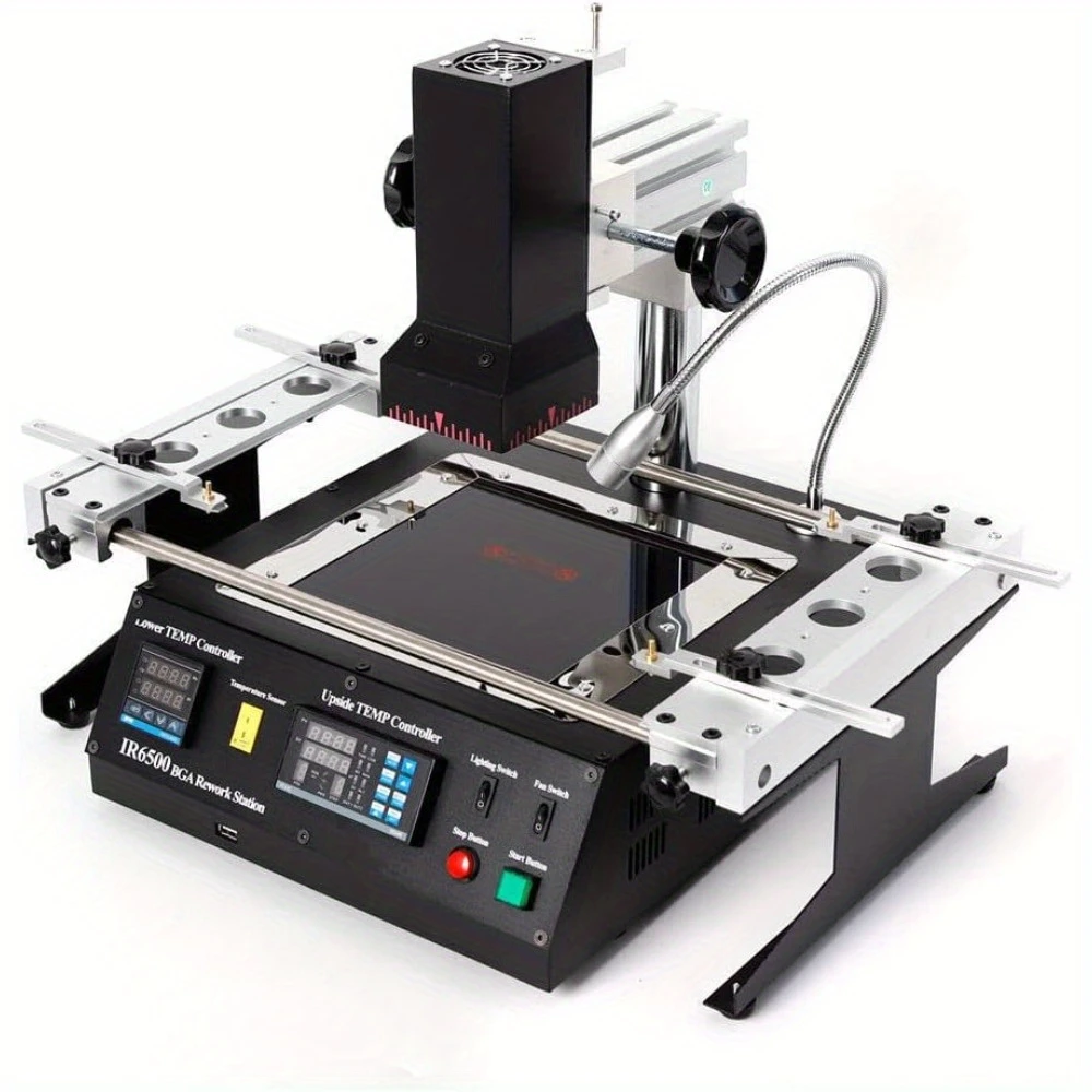 Infrared BGA Rework Station, 110V 1250W IR6500 Hot Air Infrared Welding Machine, Soldering system In