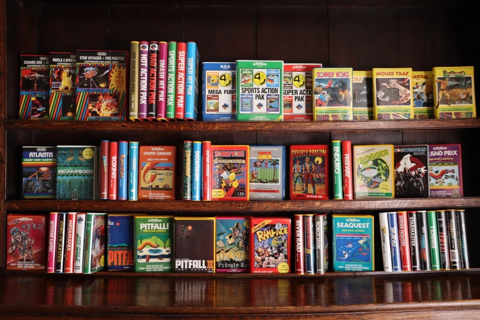 Incredible Complete Collection of ATARI 2600 Australian Clamshell Releases. Rare