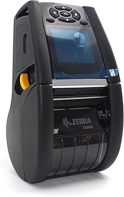ZQ61-AAWAA00-RB Zebra ZQ610 Mobile Barcode Label Printer | Wireless Bluetooth 4.1 and WiFi 802.11ac 