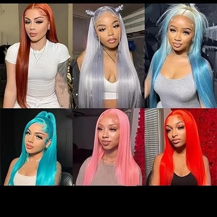 Women's 13X6 HD Lace Front Wig Brazilian Human Hair 13X4 Transparent Blonde Bone Straight Lace Front