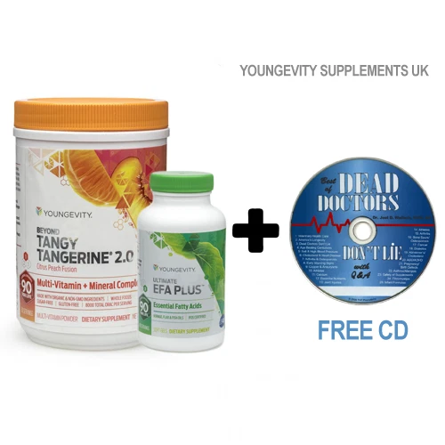 Youngevity Healthy Body Start Basic Pack:Beyond Tangy Tangerine 2.0 + EFA