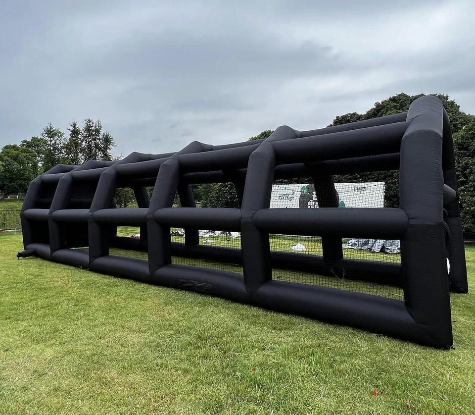 40FT Inflatable Batting Cage for Baseball & Softball for Training- Oxford Fabric